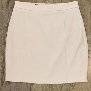 Blush pencil skirt